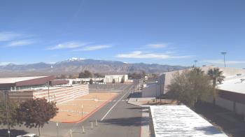Weather camera view of Pahrump Valley HS.