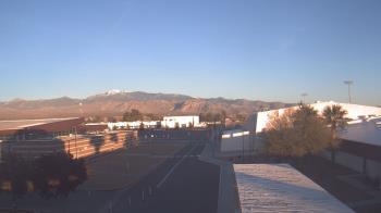Weather camera view of Pahrump Valley HS.