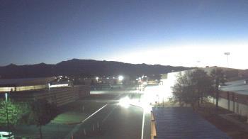 Weather camera view of Pahrump Valley HS.