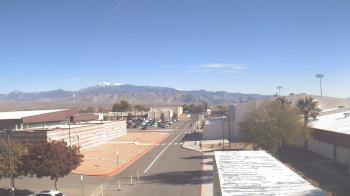 Weather camera view of Pahrump Valley HS.