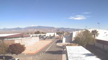 Weather camera view of Pahrump Valley HS.