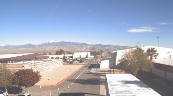 Weather camera view of Pahrump Valley HS.