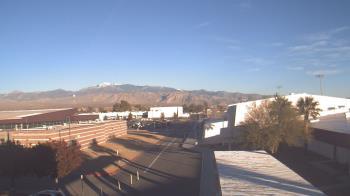 Weather camera view of Pahrump Valley HS.