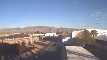 Weather camera view of Pahrump Valley HS.