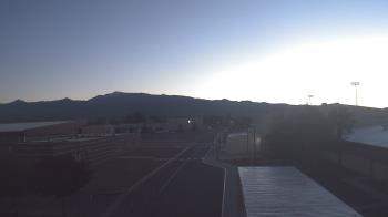 Weather camera view of Pahrump Valley HS.