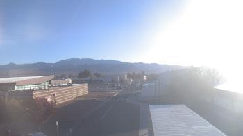 Weather camera view of Pahrump Valley HS.