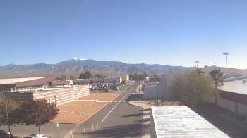 Weather camera view of Pahrump Valley HS.