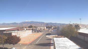 Weather camera view of Pahrump Valley HS.