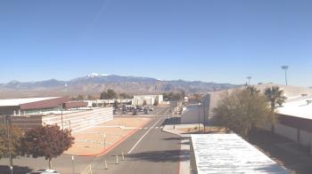 Weather camera view of Pahrump Valley HS.