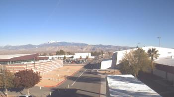 Weather camera view of Pahrump Valley HS.
