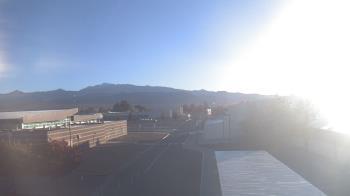 Weather camera view of Pahrump Valley HS.