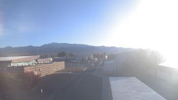 Weather camera view of Pahrump Valley HS.