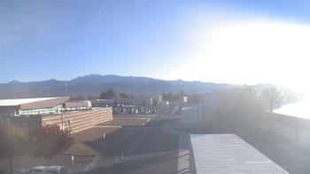 Weather camera view of Pahrump Valley HS.