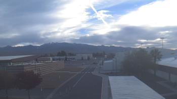 Weather camera view of Pahrump Valley HS.