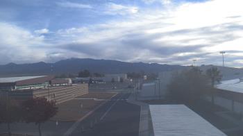 Weather camera view of Pahrump Valley HS.