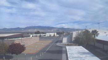 Weather camera view of Pahrump Valley HS.