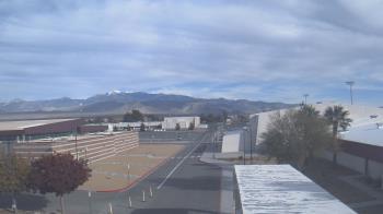 Weather camera view of Pahrump Valley HS.