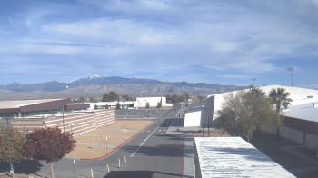 Weather camera view of Pahrump Valley HS.