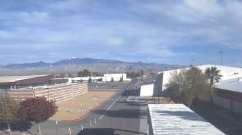 Weather camera view of Pahrump Valley HS.