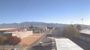 Weather camera view of Pahrump Valley HS.