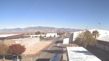 Weather camera view of Pahrump Valley HS.