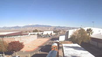 Weather camera view of Pahrump Valley HS.