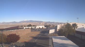 Weather camera view of Pahrump Valley HS.