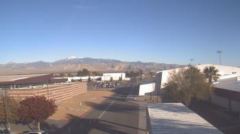 Weather camera view of Pahrump Valley HS.