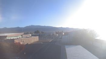 Weather camera view of Pahrump Valley HS.