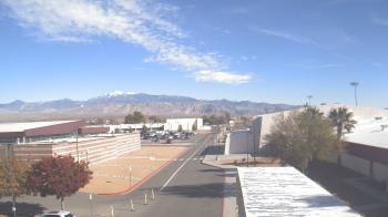 Weather camera view of Pahrump Valley HS.