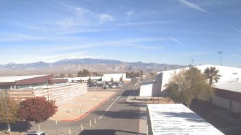 Weather camera view of Pahrump Valley HS.