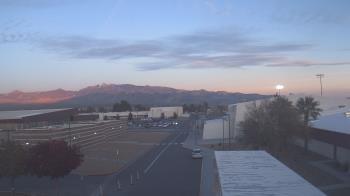 Weather camera view of Pahrump Valley HS.