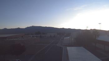 Weather camera view of Pahrump Valley HS.