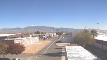 Weather camera view of Pahrump Valley HS.