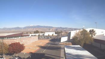 Weather camera view of Pahrump Valley HS.