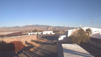 Weather camera view of Pahrump Valley HS.