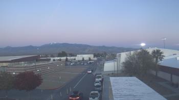 Weather camera view of Pahrump Valley HS.