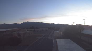 Weather camera view of Pahrump Valley HS.