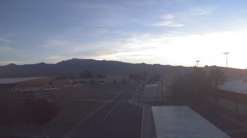 Weather camera view of Pahrump Valley HS.