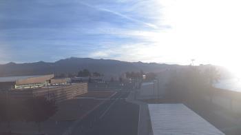 Weather camera view of Pahrump Valley HS.