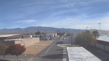 Weather camera view of Pahrump Valley HS.