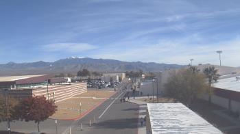 Weather camera view of Pahrump Valley HS.