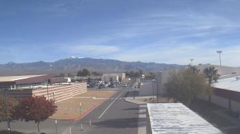 Weather camera view of Pahrump Valley HS.