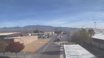 Weather camera view of Pahrump Valley HS.