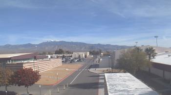 Weather camera view of Pahrump Valley HS.