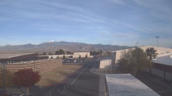 Weather camera view of Pahrump Valley HS.