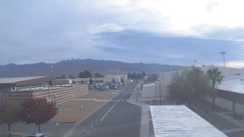 Weather camera view of Pahrump Valley HS.