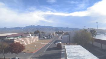 Weather camera view of Pahrump Valley HS.