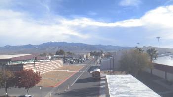 Weather camera view of Pahrump Valley HS.