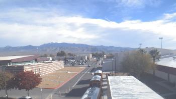 Weather camera view of Pahrump Valley HS.